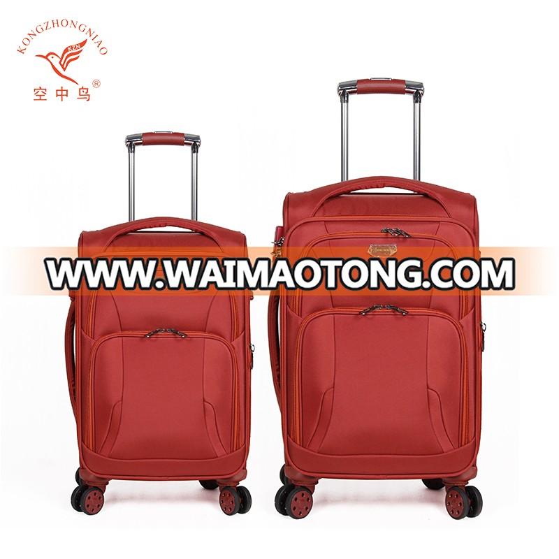 Carry Bag spinner trolley Travel luggage suitcase from Baigou supplier