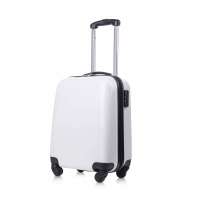 fashion printing light weight abs pc luggage