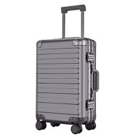 Wholesale travel suitcase aluminum travel trolley waterproof suitcase rolling luggage with tsa lock luggage trolley case